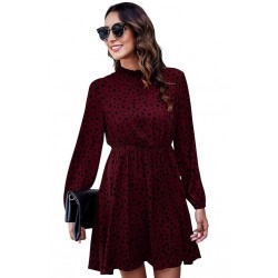 Women's Rayon Full Sleeve A-Line Knee-Length Western Dresses for Women or Girls